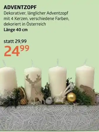 Bellaflora Adventzopf Angebot