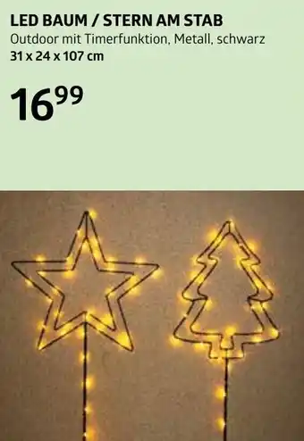 Bellaflora Led baum / stern am stab Angebot
