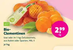 Denn's Biomarkt Bio- Clementinen Angebot