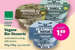 Denn's Biomarkt Vegane Bio-Desserts Angebot
