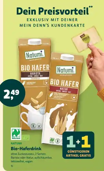 Denn's Biomarkt Bio-Haferdrink Angebot
