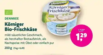 Denn's Biomarkt Körniger Bio-Frischkäse Angebot