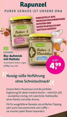 Denn's Biomarkt Bio-Aufstrich mit Datteln Angebot