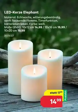 BayWa LED-Kerze Elephant Angebot