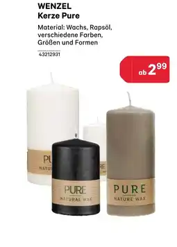 BayWa WENZEL Kerze Pure Angebot