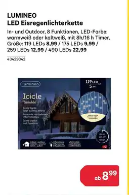 BayWa LUMINEO LED Eisregenlichterkette Angebot