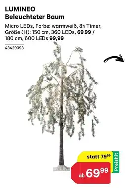 BayWa LUMINEO Beleuchteter Baum Angebot