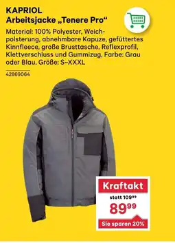 BayWa Kapriol arbeitsjacke tenere pro Angebot