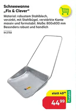 BayWa Schneewanne Fix & Clever Angebot