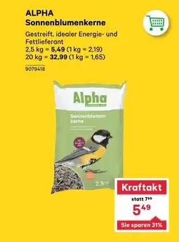 BayWa Alpha sonnenblumenkerne Angebot