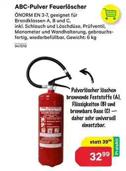 BayWa Abc-pulver feuerlöscher Angebot