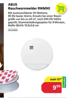 BayWa Abus rauchwarnmelder rwm90 Angebot
