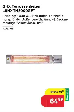 BayWa SHX Terrassenheizer SHXTH2000GF Angebot