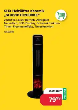 BayWa SHX Heizlüfter Keramik SHX21PTC2000KE Angebot