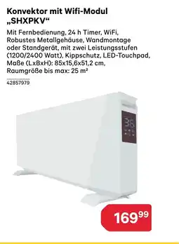 BayWa Konvektor mit Wifi-Modul SHXPKV Angebot
