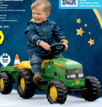 Hofer Rolly Toys Tretraktor John Deere Angebot