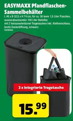 Liebmarkt Easymaxx pfandflaschen- sammelbehälter Angebot