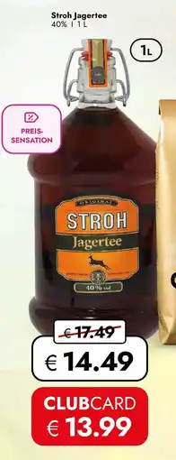 Travel FREE Stroh Jagertee Angebot