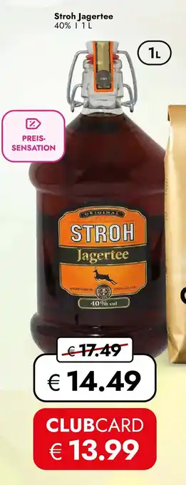 Travel FREE Stroh Jagertee Angebot