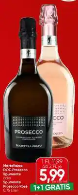 Spar Martellozzo DOC Prosecco Spumante oder Spumante Prosecco Rosé Angebot