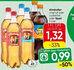Spar Almdudler, Original oder Zuckerfrei oder Spezi Angebot