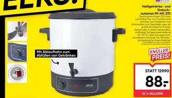 Heißgetränke- und Einkochautomat PK-HG 270