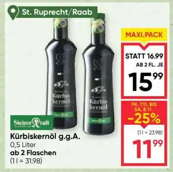 Maximarkt Kürbiskernöl g.g.A Angebot