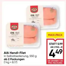 Maximarkt AIA Hendl-Filet Angebot