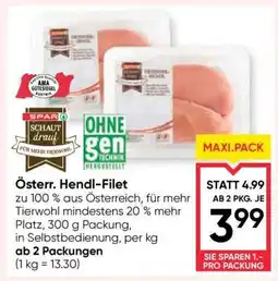 Maximarkt Österr. Hendl-Filet Angebot