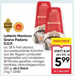 Maximarkt Latteria Mantova Grana Padano D.O.P Angebot