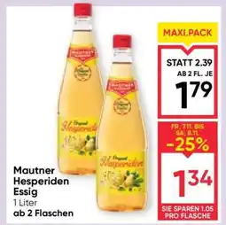 Maximarkt Mautner Hesperiden Essig Angebot