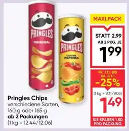 Maximarkt Pringles Chips Angebot