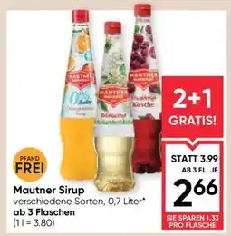 Maximarkt Mautner Sirup Angebot