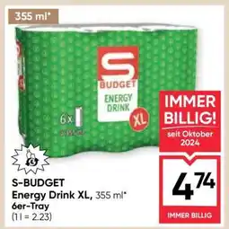 Maximarkt S-BUDGET Energy Drink XL, 355 ml Angebot