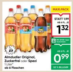 Maximarkt Almdudler Original, Zuckerfrei oder Spezi Angebot