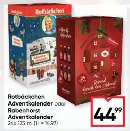 Maximarkt Rotbäckchen Adventkalender oder Rabenhorst Adventkalender Angebot