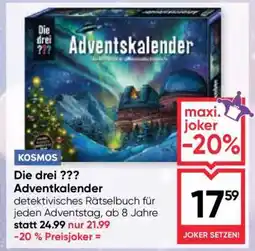 Maximarkt Die drei ??? Adventskalender Angebot