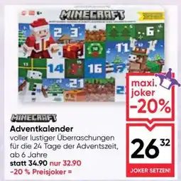 Maximarkt Minecraft Adventkalender Angebot