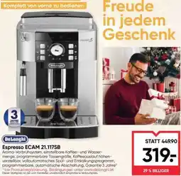 Maximarkt Espresso ECAM 21.117SB Angebot