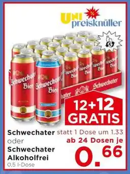 Unimarkt Schwechater oder Schwechater Alkoholfrei Angebot