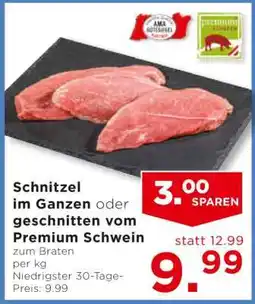 Unimarkt Schnitzel im Ganzen oder geschnitten vom Premium Schwein Angebot