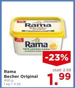 Unimarkt Rama Becher Original Angebot