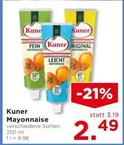 Unimarkt Kuner Mayonnaise Angebot