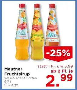 Unimarkt Mautner Fruchtsirup Angebot