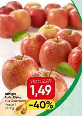 Saftiger Apfel Elstar aus Österreich
