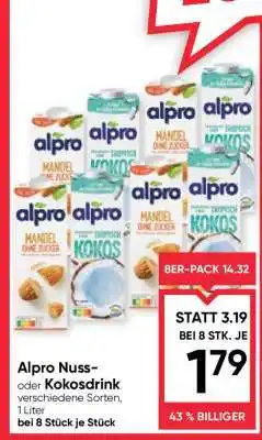 Maximarkt Alpro Nuss- oder Kokosdrink Angebot