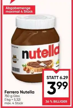Maximarkt Ferrero Nutella Angebot