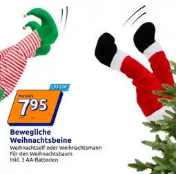 Action Bewegliche Weihnachtsbeine Angebot