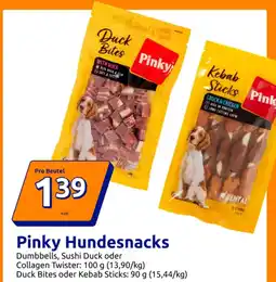 Action Pinky Hundesnacks Angebot