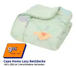 Action Cape Home Lazy Bettdecke Angebot